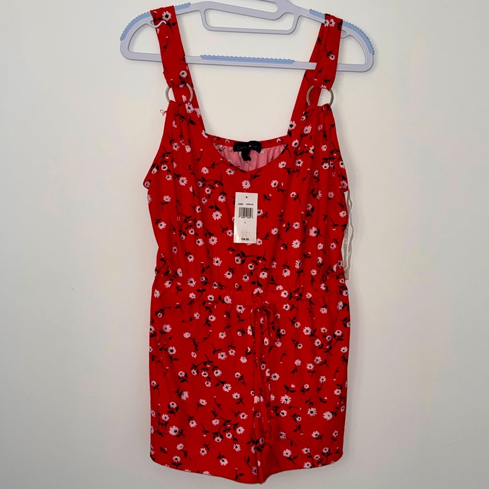 NEW Derek Heart Romper with fun flower details